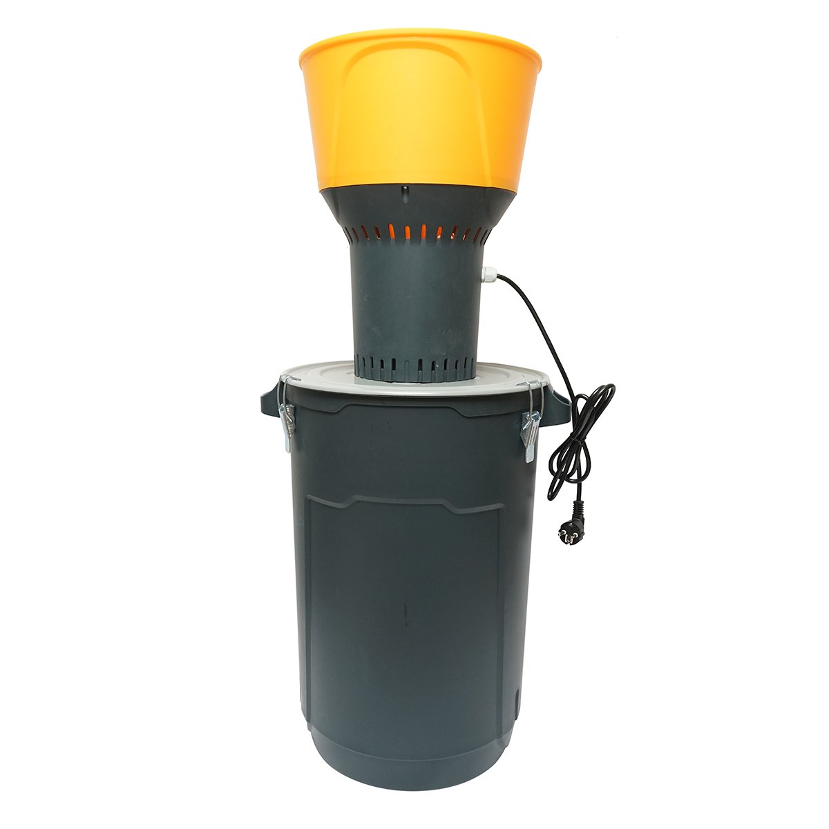 Moara cereale electrica 1.3 KW, 220V, oprire automata, rezervor 60L, 19000 r/min, capacitate 350 Kg/h, 5 site incluse